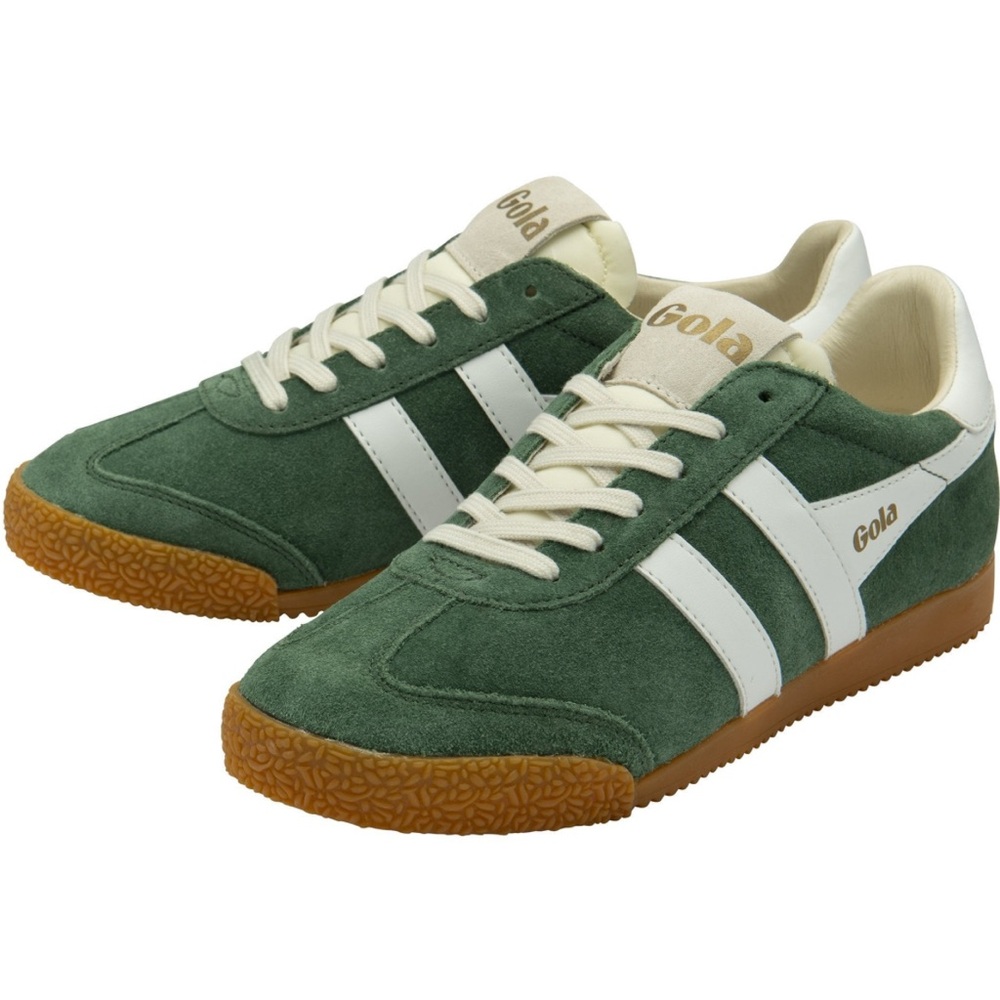 Gola Woman’s Classic Elan Evergreen and Off White Sneaker size 7.5